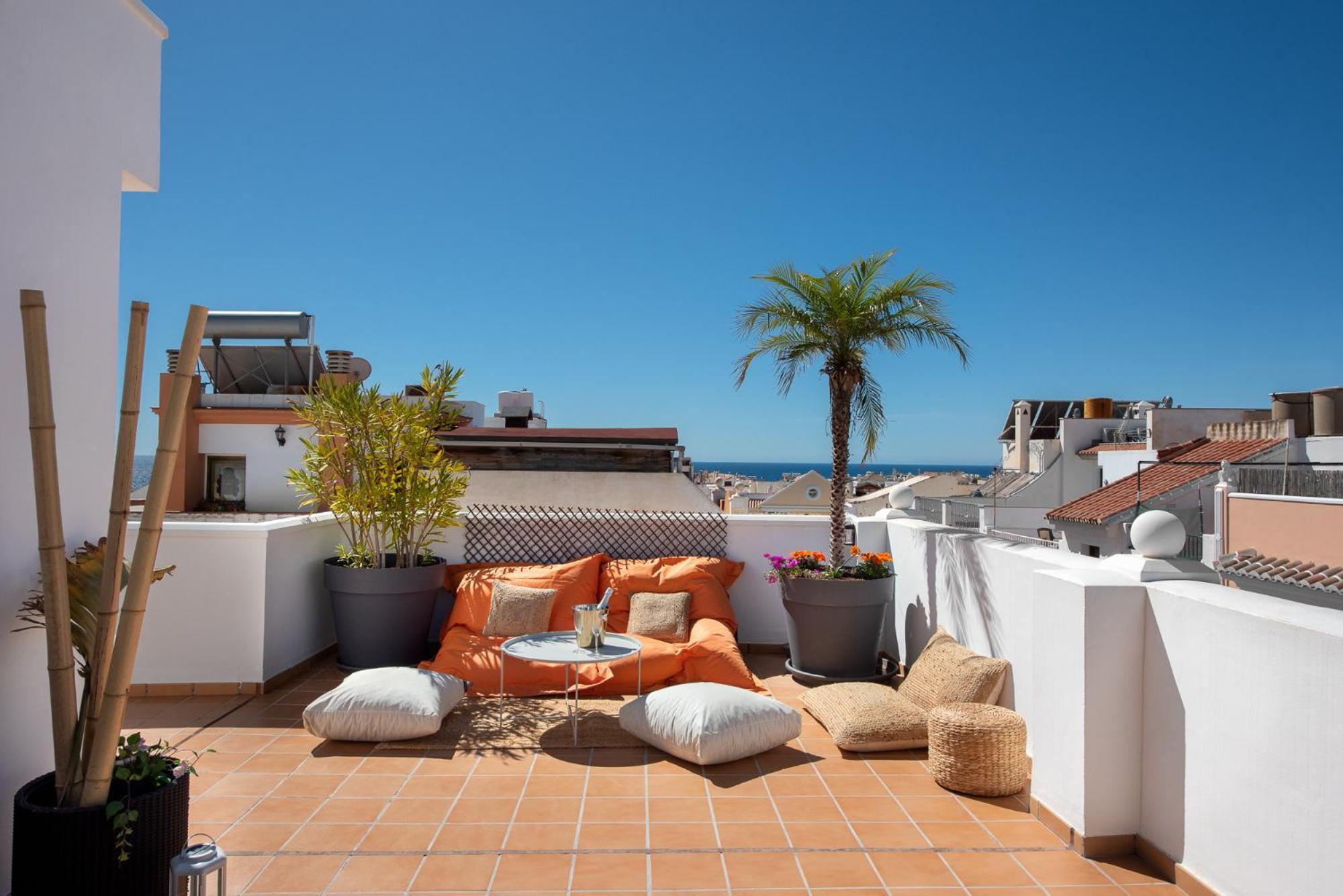 Appartement Casco Antiguo Terraza Y Vistas Al Mar Playa A Pie 1b Nerja